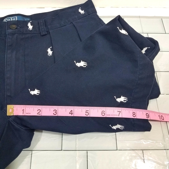 Polo by Ralph Lauren Tyler Shorts 31-9 Inseam All Over Pony Insignia - Picture 9 of 14
